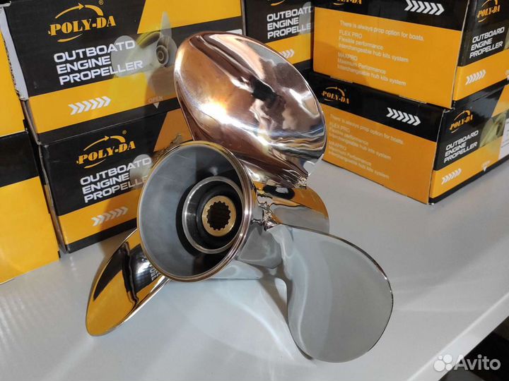 Гребной винт Yamaha 60-140; 3*13*21, сталь
