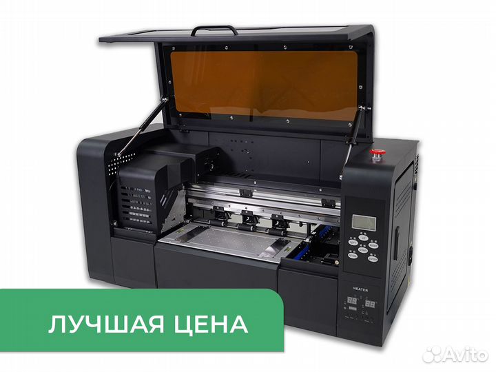 DTF принтер с 2 головами f1080 30 см + шейкер