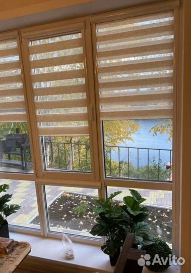 Рулонные шторы в коробе и с направляющими C9947