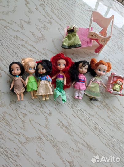 Ариэль и сестры. Принцессы Disney мини аниматорс