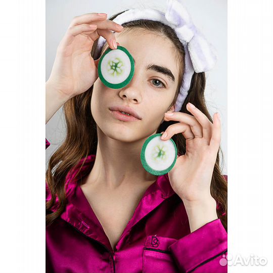 Патчи для глаз освежающие с экстрактом огурца