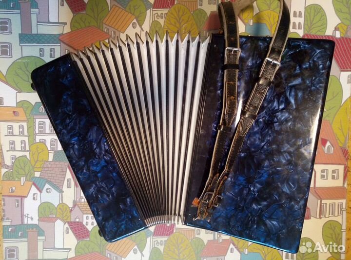 Аккордеон прекрасный 3/4 weltmeister Stella синий