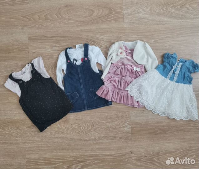 Платье и сарафаны для девочки 98 и 104 пакетом