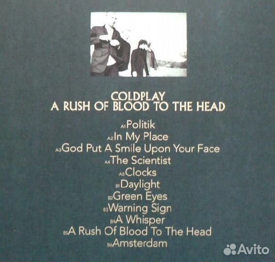 Виниловая пластинка Coldplay A rush OF blood TO TH