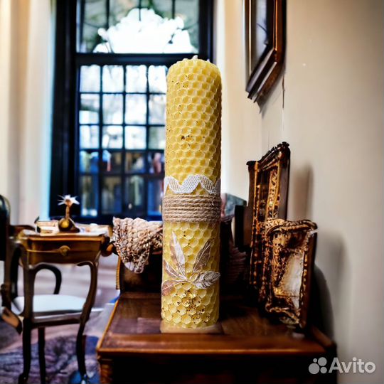 Ароматическая свеча ручной работы