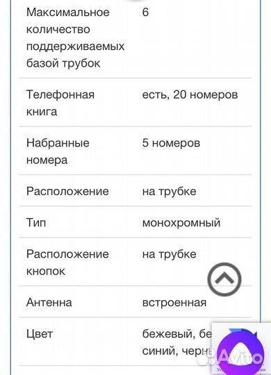Телефон Panasonic KX-tcd205ru
