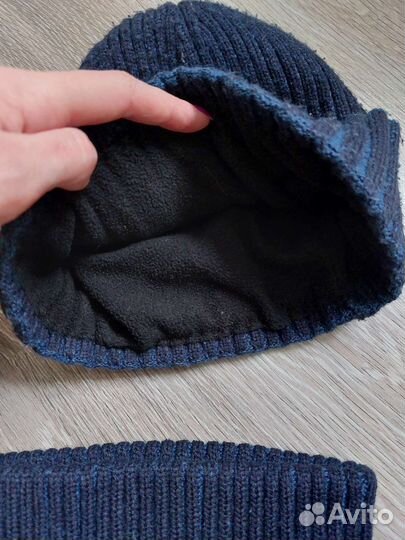 Комплект две шапки+снуд на 5-8 лет