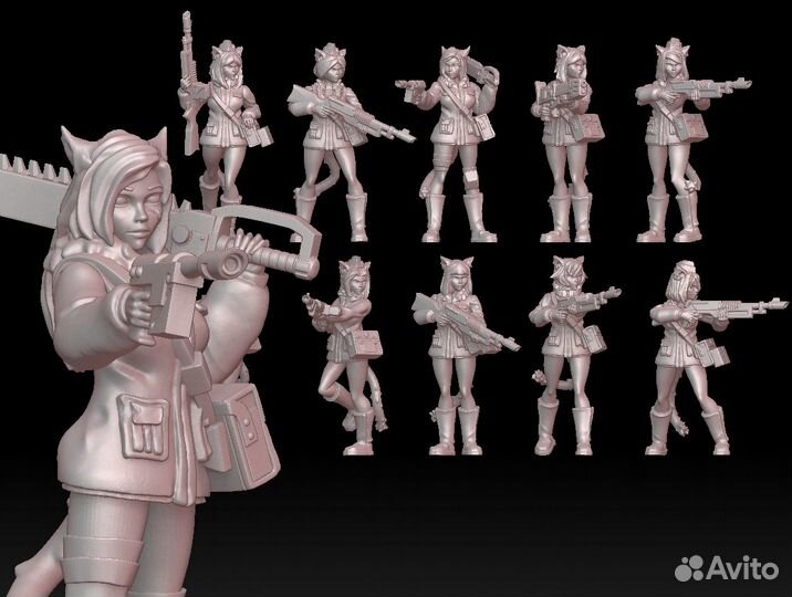 Миниатюры Warhammer 40000 и других варгеймов