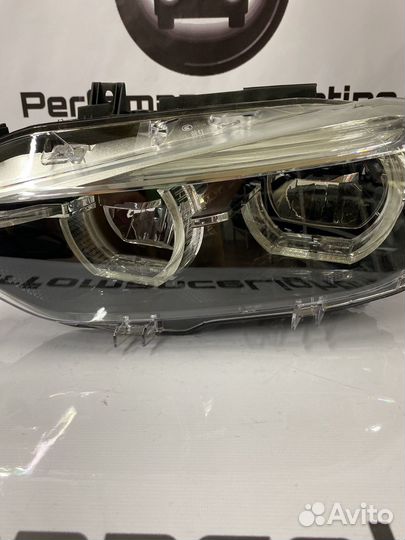 Фара левая черная рестайлинг BMW F30 F31