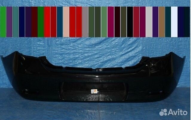 Бампер Рено Логан (Renault Logan) 2014 в цвет