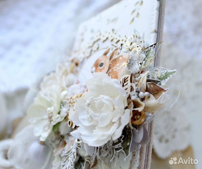 Детская тканевая открытка