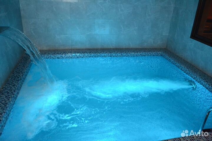 Баня с бассейном