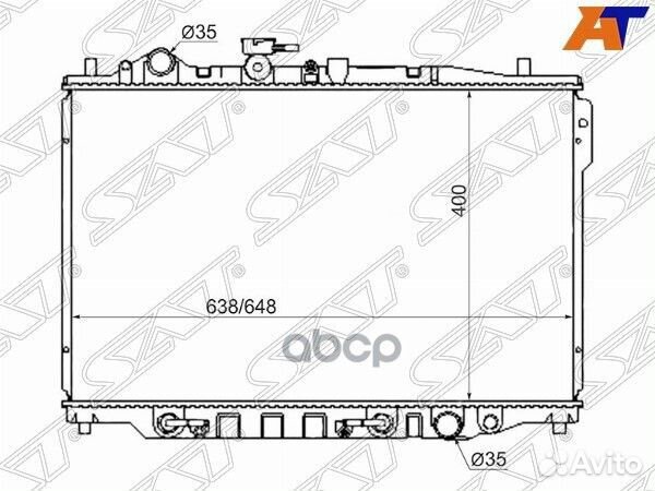 Радиатор Mazda 626 87-97 / Capella 87-97 MZ0002
