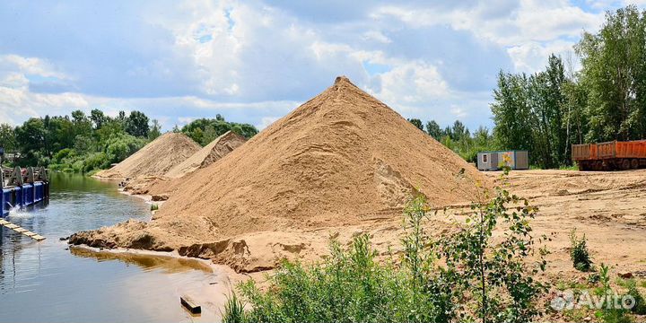 Песок желтый кладочный без посредников