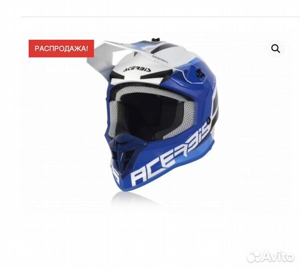 Шлем Acerbis linear White/Blue