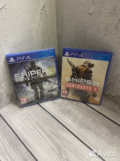 Новый/Sniper Ghost Warrior 2,3 для ps4/5+доставка