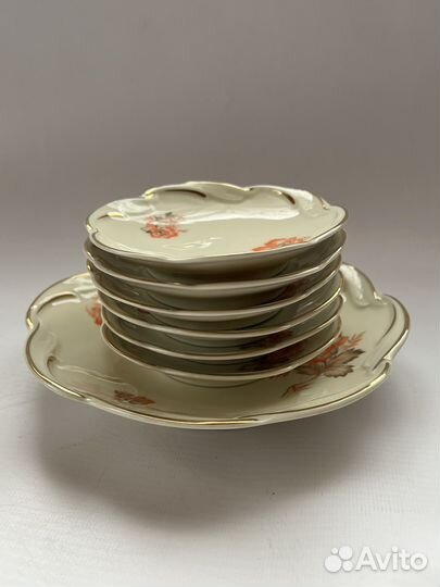 Декоративные блюдца.Немецкий фарфор