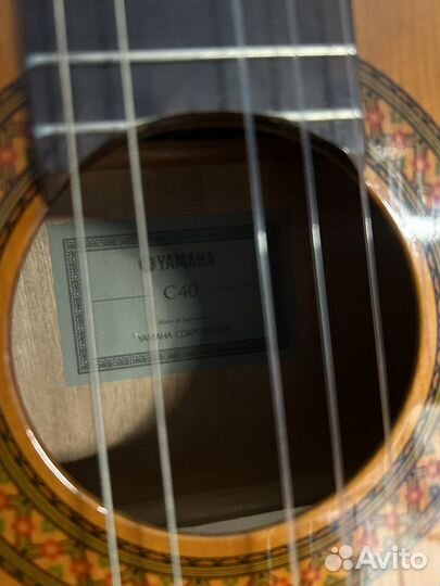Гитара yamaha c40