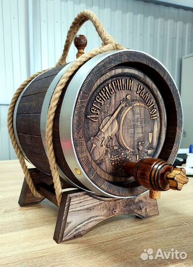 Дубовая бочка 5 л от производителя