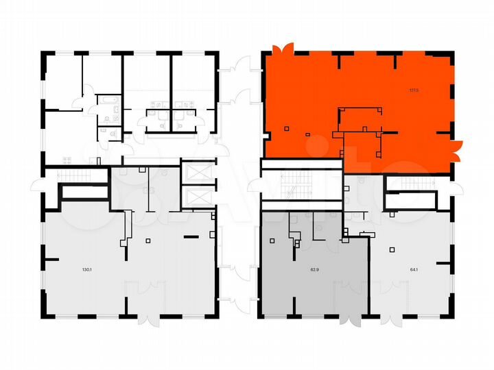 Продам помещение свободного назначения, 127.5 м²