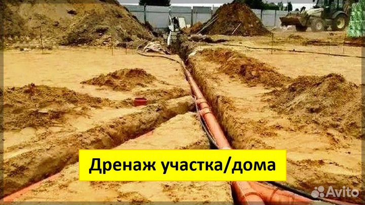 Дренаж участка