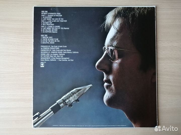 LP Мелодичный джаз фьюжн Tom Scott (Japan) NM