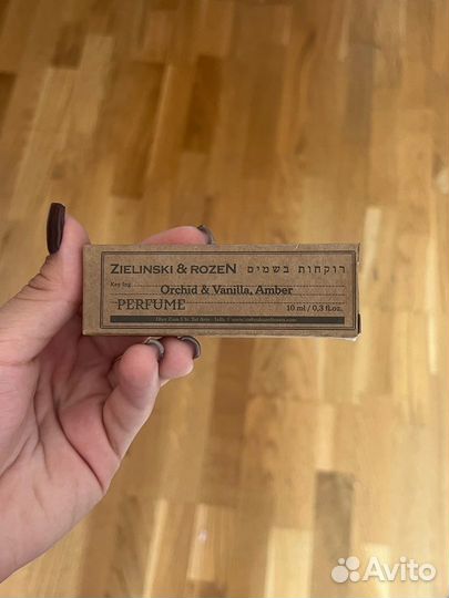 Zielinski rozen духи 10ml orchid vanila amber