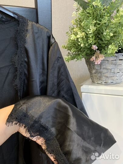 Халат атласный новый xs