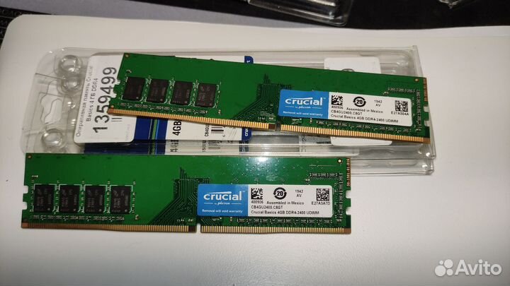 Оперативная память ddr4 4gb 2400