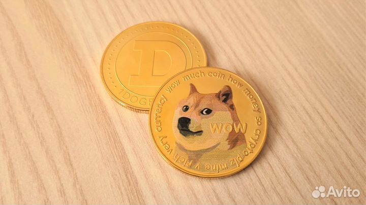 Новая Коллекционная монета Dogecoin Gold