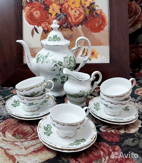 Неполный кофейный сервиз 