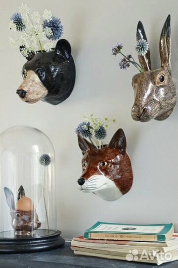 Кашпо-ваза керамическая мопс