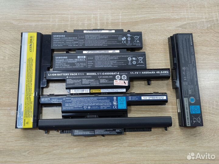 Аккумулятор для ноутбука 7шт лот