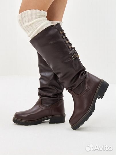 Легкие сапоги с уютным мехом на каждый день