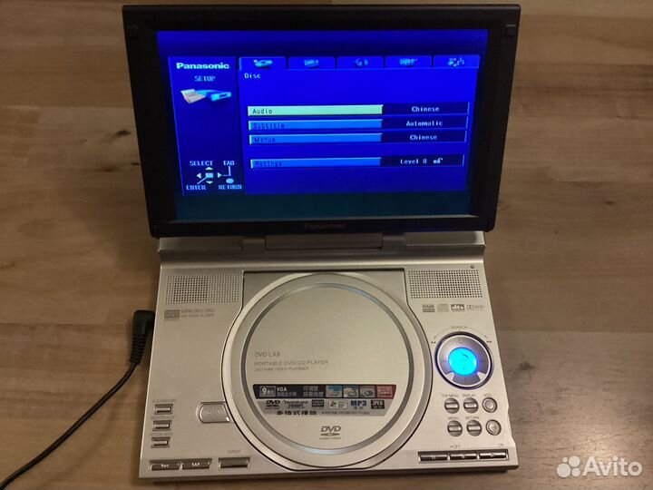 Panasonic DVD-LX8 Портативный DVD-CD видеоплеер