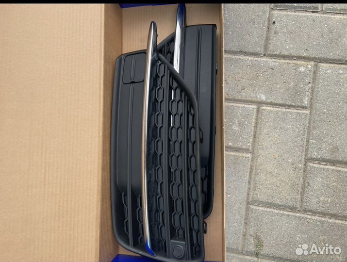 Накладка переднего бампера volvo xc90