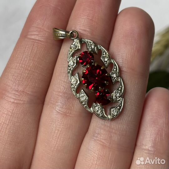 Ретро кулон СССР / бижутерия