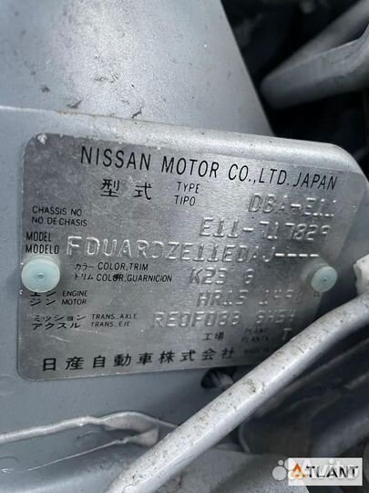 Дверь передний правый nissan note