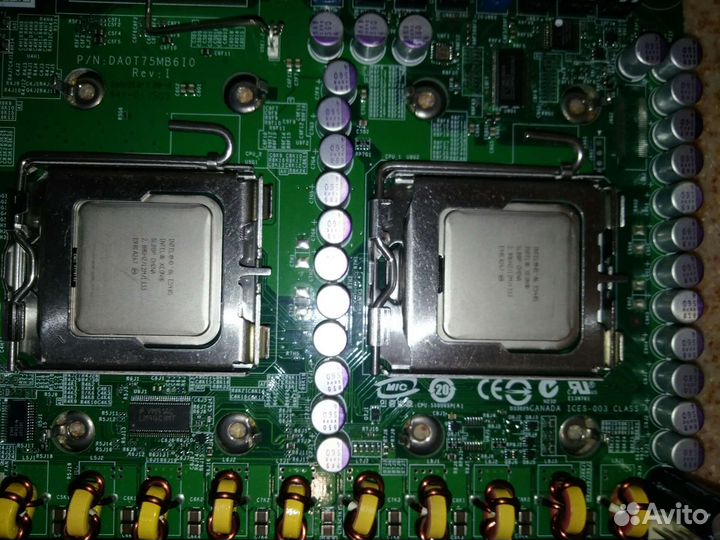 Сервер материнская плата 771 сокет, кулеры