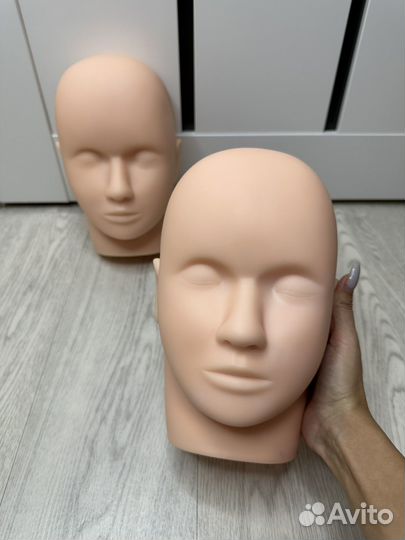 Голова-манекен для наращивания ресниц
