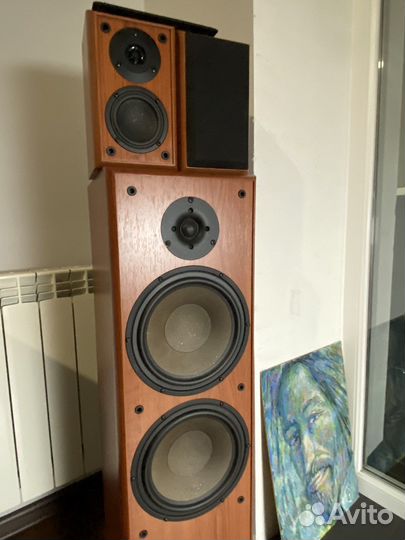 Акустические колонки jamo, ресивер harman kardon