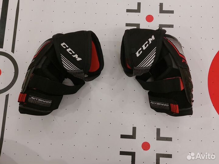 Налокотники хоккейные ссм, размер jr s