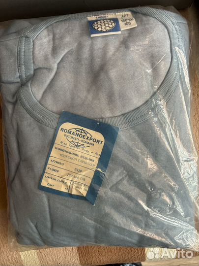 Нижнее нательное белье Румыния теплое размер 54