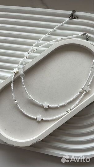 Чокер серьги браслет ручная работа