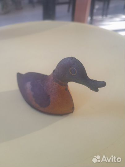 Игрушка СССР заводная уточка