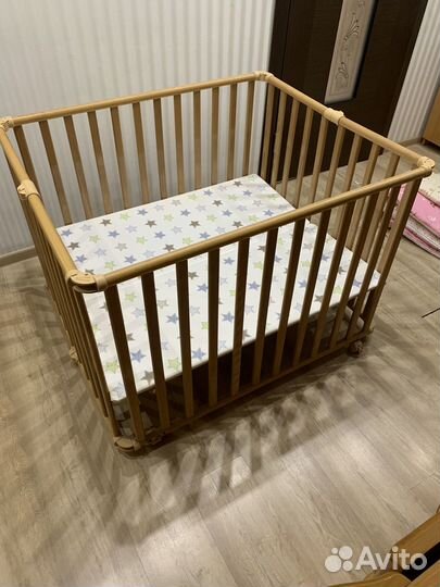 Складной манеж-кровать