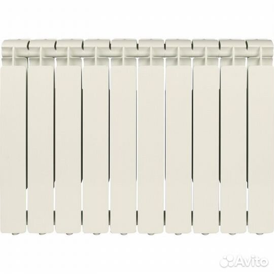 Радиатор алюминиевый bravo 500/80 10 секций stout