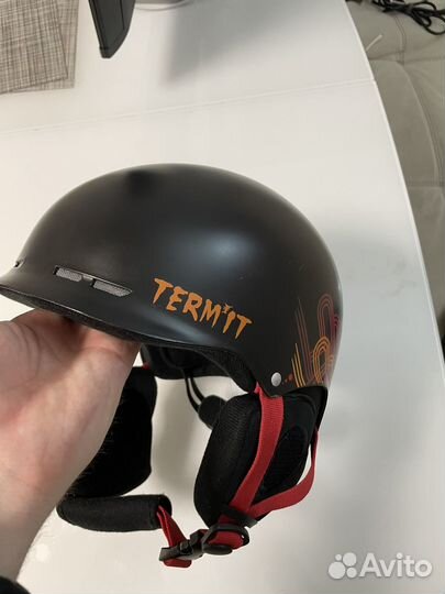 Подростковый горнолыжный шлем Termit + очки