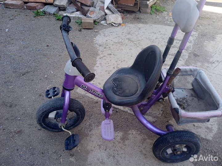 Детский трехколесный велосипед бу