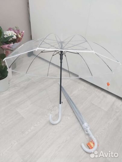 Прозрачный зонт